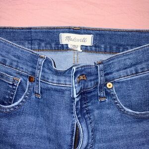 Madewell Women's Size 28 Petite 9” Mid-Rise Blue Skinny Jeans